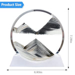 7 Inch Moving Sand Art Picture with Light, 3-Color Deep Sea Desktop Decor