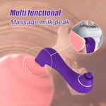 Adult Sex Toys Vibrator For Women,3 In 1 Clitoris Stimulator With 10 Licking & Vibrating Modes For Nipple Massage,Waterproof Rechargeable Sex Machine Pleasure Tools For Female Couples