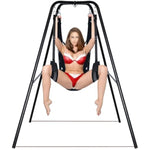 Sex Swing Stand With Sex Sling?Adjustable Angle Sex Swing ?Easy To Assemble?Sex Furniture For Bedroom?Black?