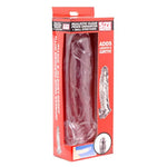 Realistic Clear Penis Enhancer and Ball Stretcher for Enhanced Pleasure