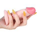 Small Dildo,4.3 In Soft Small Anal Plug,Beginner Anal Dildo Ease Training Adults Sex Toy For Women Men.Multifunctional Sex Toy Games(Flesh)