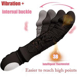 Thrusting Dildo Vibrator Sex Toys - Adult Toys Realistic G Spot Vibrator - 8 Seconds To Climax Finger Shaped Waterproof Portable Electric High Frequency Vibrators With 10 Powerful Modes Rechargeable