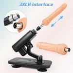 Sex Machine,Automatic Thrusting Dildo Machine with Suction Cup Attachments,Lightweight Love Machine for Women and Men,3XLR Connector Adult Sex Toys for Couple(L)