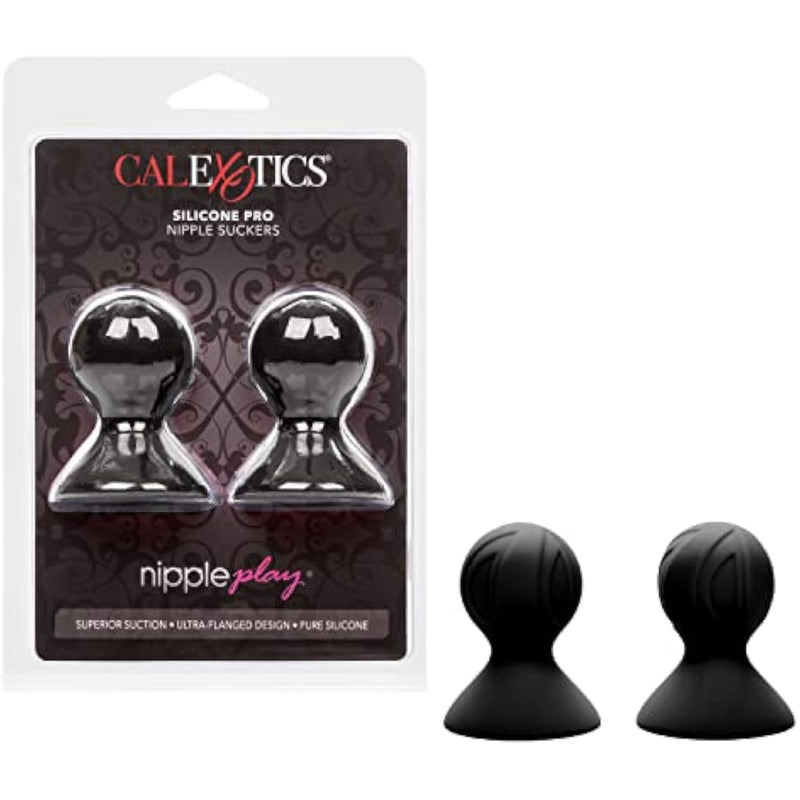 Novelties Nipple Play Silicone Pro Nipple Suckers - Black
