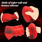 Super Big Anal Plug Liquid Silicone Butt Plug with Suction Cup Base for Advanced Player, Swirl Anal Toy Waterproof Butt Plug Kit Adult Sex Toy for Unisex Backdoor Handsfree Fun (Extra Large)
