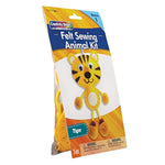 Creativity Street Felt Sewing Tiger Kit, 4.25" x 10.75"