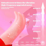 Sucking Vibrator, 10 Suction Vibrator Functions, Tongue Toy For Women, Tongue Vibrator, G-Spot And Clitoral Stimulator, Couples Sex Toys, Adult Toys, Soft Silicone, X-Large Size.