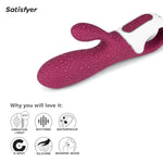 Hot Bunny Connect App Vibrator Sex Toy | Adult Toys For Women | Rabbit Vibrator + Heat + App | Vibrating Sexual Pleasure Device | Stimulation Vibrators | Female Wellness Tools | Woman Sextoy