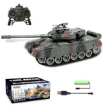 Rc Tank 1:28 Scale 9 Channel Remote Control Toy With Realistic Sounds And Lights,Radio Control Military Battle Tanks Gifts For Kids And Adults