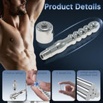 Stainless Steel Hollow Penis Plug Chastity Cage Accessory Electroshock Cock Cage Urethral Plug Urethral Dilator Stimulation Male Sex Toys