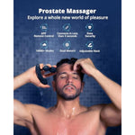 Edge 2 Prostate Massager Adjustable Vibrating Butt Plug, App Remote Control Male Vibrator Anal Dildo Adult Sex Toys & Games For Beginner Advanced Player, Powerful Vibration, Waterproof