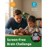 4-In-1 Puzzle Bright Curve Set By – Heavy Duty Metal Brain Teasers, Unique Iq Puzzle Games For Problem Solving, Stress Relief, Focus Training And Entertainment
