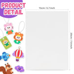 DIY Shrink Art Paper Keychain Making Kit with Shrink Plastic Sheets