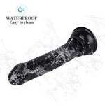 Mini Thin 4.72 Inches Realistic Dildo With Strong Suction Cup For Beginners, Anal Dildos Lifelike Fake Penis For Women/Men/Gay, Adult Sex Toys For G Spot Stimulator Anal Plug Training Sets (Black)