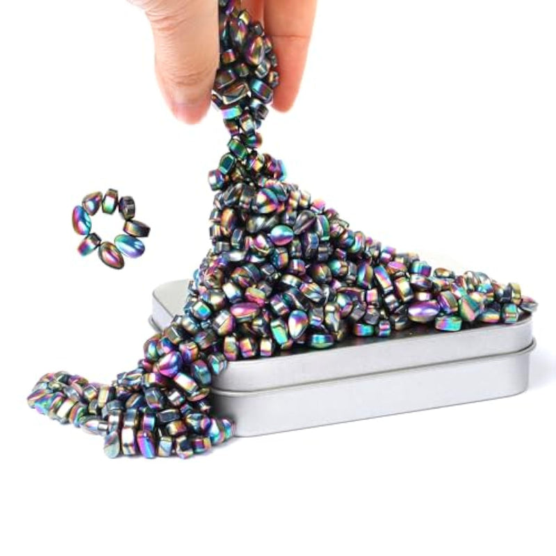 Over 500 Colorful Weak Magnetic Ferrite Putty Stones Desk Fidget Toys For Adults.