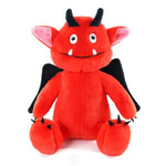 Red Monster Stuffed Animal Toy, Cute Plushies, Stuffed Bat Plush Gift For Kids, Boys, Girls, Children Birthday Christmas