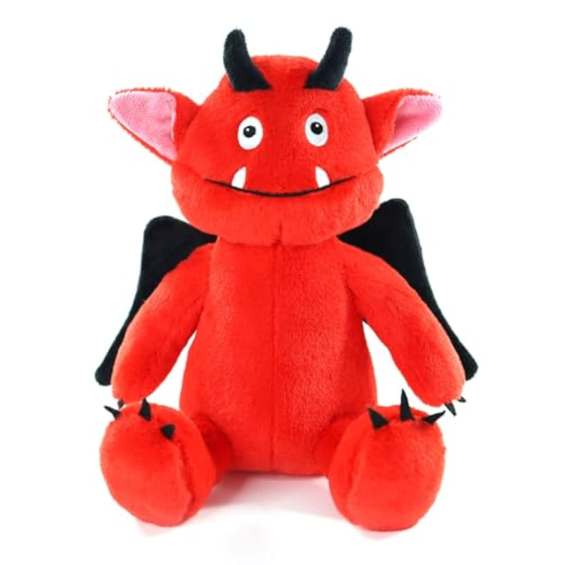 Red Monster Stuffed Animal Toy, Cute Plushies, Stuffed Bat Plush Gift For Kids, Boys, Girls, Children Birthday Christmas