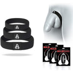 Bulgeband - Flexible Cock Ring For Male Sex Toy, Realistic Adult Male Sex Toys For Men - Nylon Fabric Penis Rings (Starter, 3 Pack)