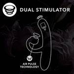 Oh Bunny - G Spot Air Pulse Vibrator - 10 Powerful Vibrations & Sucking Modes - Gentle Sucking Flexible Clitoral Stimulator - Ultrasilk Silicone - Waterproof Adult Sex Toy For Women