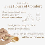 Menstrual Disc Set, 2 Sizes (S + L) - Reusable Medical-Grade Silicone Period Disc, Soft Removal Loop, 12-Hour Leak-Free Wear, Storage Pouch Included, Beginner Friendly