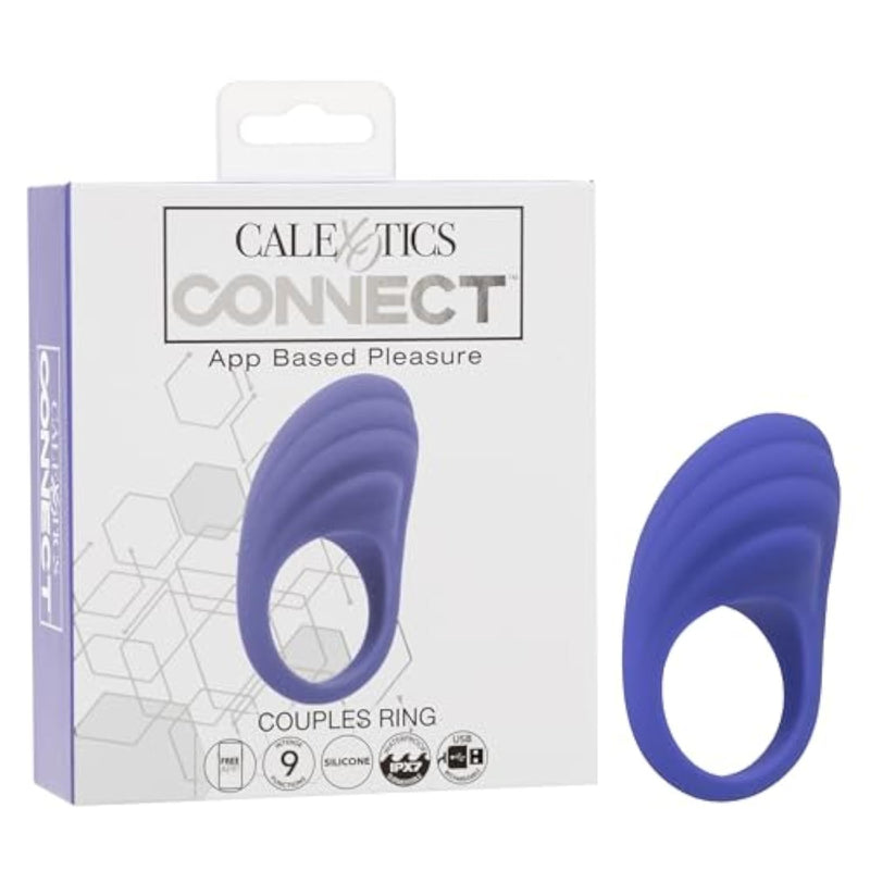 Couples Ring with Vibrating Cock Ring for Men, App-Controlled Rechargeable Sex Toy