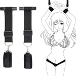 Bdsm Bondage Sex Kits Bondage Set Hanging Wrist Cuffs Door Cuffs Toy With 2 Adjustable Handcuffs Sm Handcuffs Sex Toys,Door Hanging Sex Swing Accessory Rope Sex Swings Straps
