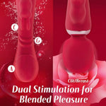 Vibrators Wand Sex Toys For Women, Rabbit Wand Vibrator With 10×3 Powerful Vibration Modes For G Spot Nipple Anal & Clitoral Simulation,Waterproof Vibrating Dildo Adult Sex Toys For Women And Couple