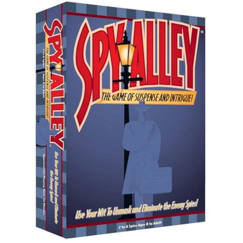 Spy Alley - Mensa Award-Winning Strategy Game - Social Deduction & Bluffing Board Game - Family Game Night Fun - Ages 8+ for 2-6 Players