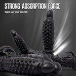 Black Dildo For Newbie Fantasy Silicone Dildo? With Strong Suction Cup G-Spot Stimulation? Monster Peins For Men Gay? Dildos Anal Plug Sex Toy For Women And Couple 8.66''