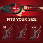 Vibrating Cock Ring, Penis Ring Sex Toys With 10 Vibration Settings, Adult Sex Toys For Men Male Vibrator For Men Pleasure With App, Dual Cock Rings For Men Erection Sex Cock Ring Vibrators