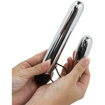 Dual Bullet Vibrator Personal Massager, Adjustable Dial Vibration Settings, Sex Toys For Women Men Couples, 2 Motors, Silver