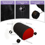Dildo Mount Sex Position Pillow Inflatable Sex Toys, With Adjustable Wrist & Thigh Cuffs Bondage Restraints Kit Bedroom Sex Furniture For Women Couples