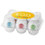 TENGA Easy Beat Egg Male Masturbator Sleeves Variety Pack of 6 Disposable Extremely Stretchable