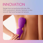 Xl Ultra Wand Vibrator Sex Toy - Seamless Silicone Adult Toys With Flexible Head & Internal Vibration Dampener To Prevent Hand Vibrating - 10 Patterns, Boost Mode, 100% Waterproof (X Large, Purple)