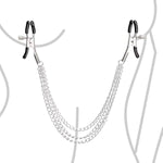 Bdsm Nipple Toys, Adjustable Metal Nipple Clamps, Bdsm Clips For Adult Play, Adjustable Sex Clamps, Nipple Clips Breast, Adult Toys Bdsm, Body Jewelry Non Piercing (Silver)