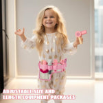Wooden Hair Salon Toys For Girls, Pretend Play Beauty Salon Set With Realistic Accessories, Blow Dryer, Straightener, Tool Belt And Styling Accessories