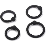 7Pcs Sex Toy Silicone Cock Ring Set Adjustable For Men Penis Ring Stronger Toys Delayed Enjoyment, Black
