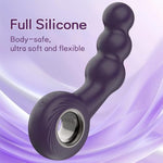 Vibrating Anal Beads For Deep Penetration - Clitoral Anal Vibrators Stimulator, Couples Vibrator With 12 Powerful Vibrating Modes, Adult Sex Toys Silicone For Clitoral And Anal Stimulation