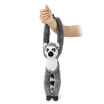 Stuffed Lemur Toy Hanging Stuffed Animal, Hooks And Stuffed Animals With Rings For Kids, Gifts For Boys And Girls,Lemur Plush Decoration Toys Hanging 20Inches