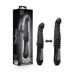 Temptasia Lazarus Thrusting Silicone Dildo - For G Spot, P Spot Stimulation - Soft Puria Silicone - Ultrasilk Smooth - 3 Powerful Speed Settings - Long Ergonomic Handle - Sex Toy