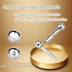 Stainless Steel Penis Plug Hollow Urethra Sound Male Urethral Dilator Masturbation Prostate Massager Men Sex Toys (M)