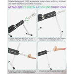 Anti-Rotation Self-Lock Adapter Toys For Quick Air Connector Sex Machine (Quick Air To Anti-Rotation Adapter)