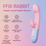 Rabbit Dual-Stimulation Sex Toys - Adult Toy With 20 Vibration Modes, Waterproof, Body-Safe Materials, Uses 4 Aaa Batteries For Up To 90 Minutes - Premium Quality Sex Toy