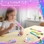 DIY Pen Making Kit for Kids Girls 6-12, Pen Creator Studio Craft Kit