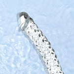 Realistic Glass Dildo With Sex Whip Sex Toys Sm Leather Crystal Dildo Sex Flogger Transparent Crystal Penis Bondaged Whip For Men Women Role Play Fun Whip Anal Dildo Glass Anal Butt Plug