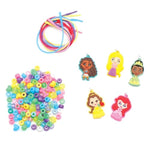 Princess Necklace Activity Kit for Kids with Beads, Charms, Strings & Storage Case