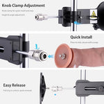 Mini Love Machine, Compatible with Upgraded Automatic Lube Launcher 2.0 Pro and Squirting Dildo Attachments, Wireless Remote Controlled Premium Thrusting Love Machine Set