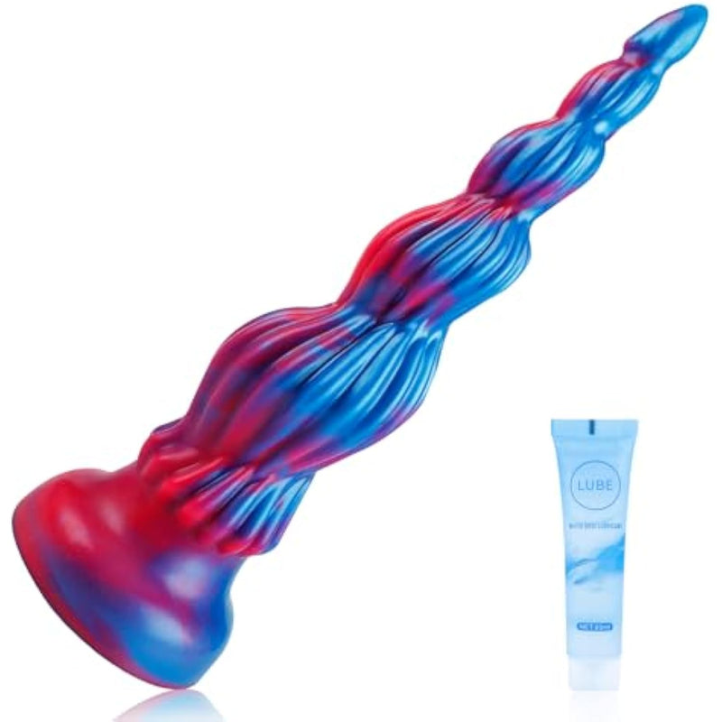 15.2" Huge Silicone Realistic Monster Knot Dildo - Big Fantasy Dildos With 5 Dog Knots,Anal Dildos With Suction Cup, Giant Knotted Dildo For G Spot Anal, Adult Sex Toy & Games For Women Men Couples