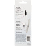Calexotics Novelties Sterling Collection, Velvet Micro Bullet, 1-Inch