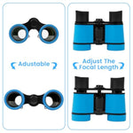 Binoculars For Kids Toy Binoculars Set For Age 3-12 Years Old Boys Girls Outside Play, Bird Watching, Camping, Educational Learning, Birthday Presents